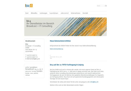 
                            8. bic4 | broadcast + it consulting GmbH