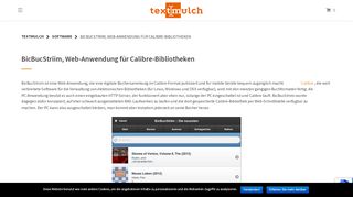 
                            2. BicBucStriim, Web-Anwendung für Calibre-Bibliotheken | Textmulch