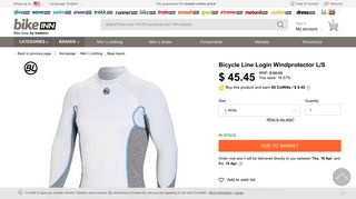 
                            2. Bicycle Line Login Windprotector L/S White, Bikeinn