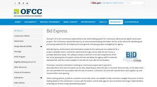 
                            7. Bid Express - Ohio Facilities Construction Commission - Ohio.gov