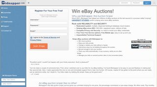 
                            12. Bidnapper - Free eBay Auction Sniper.