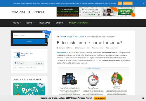 
                            2. Bidoo aste online: come funziona? - Compra L'Offerta