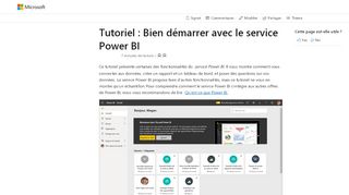 
                            4. Bien démarrer avec le service Power BI - Power BI | Microsoft Docs