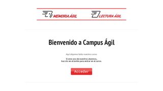 
                            2. Bienvenido a Campus Ágil