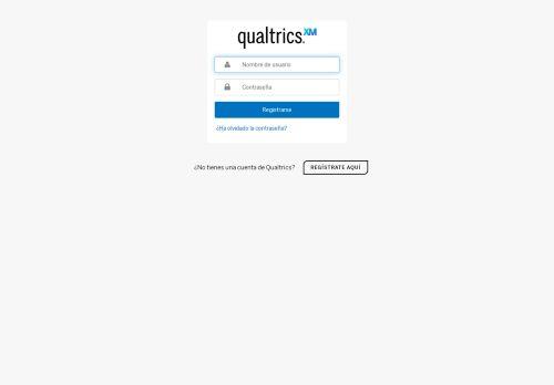 
                            4. Bienvenido a la Plataforma Insight de Qualtrics - Login | Qualtrics