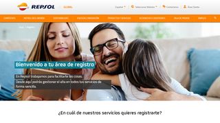 
                            2. Bienvenido a tu área de registro | Repsol