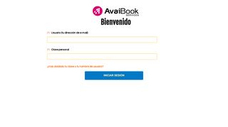 
                            8. Bienvenido usuario - AvaiBook Servicios
