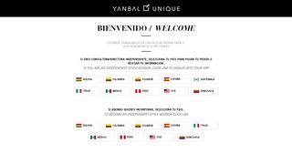 
                            8. bienvenido / welcome - Yanbal