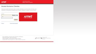 
                            3. Bienvenidos a Arnet