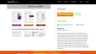 
                            2. Bienvenue au astrolead.com page - Astrolead.