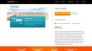 
                            4. Bienvenue au v3.olakala.com page - Login Olakala.