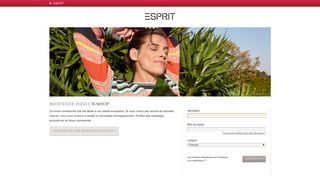 
                            1. Bienvenue dans l'b-shop - ESPRIT b-shop