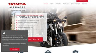 
                            1. Bienvenue sur l'assurance des gammes de motos Honda - www ...