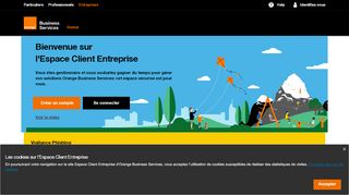 
                            12. bienvenue sur l'Espace Client Entreprise - Orange Business Services