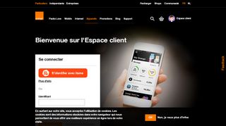 
                            2. Bienvenue sur l'Espace client | Orange Belgique