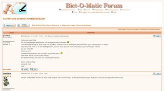 
                            11. Biet-O-Matic Forum :: Thema anzeigen - Auvito und andere ...