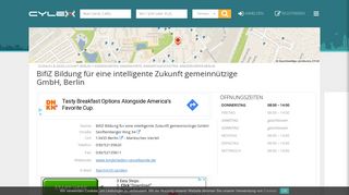 
                            11. BifiZ Bildung für eine intelligente Zukunft gemeinnützige GmbH - Cylex