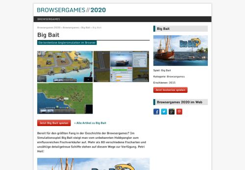 
                            9. Big Bait - Browsergames 2020