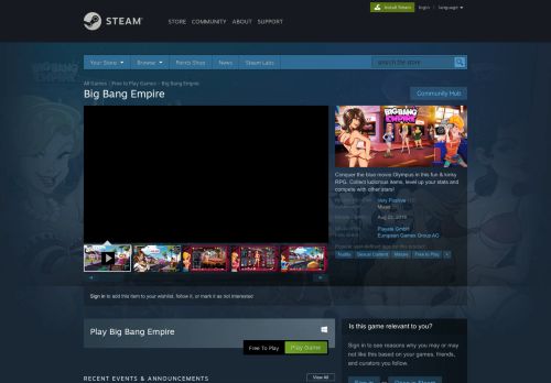 
                            5. Big Bang Empire on Steam