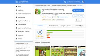 
                            12. Big Barn World Social Farming - by airG - Simulation Games ...
