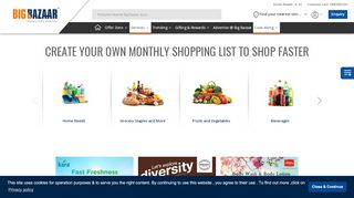 
                            4. Big Bazaar | Explore Our Product Range from Food to Fashion