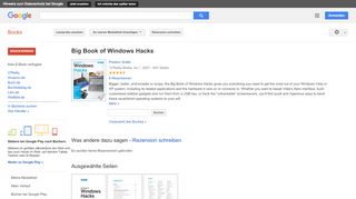 
                            7. Big Book of Windows Hacks