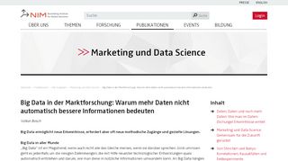 
                            8. Big Data in der Marktforschung: Warum mehr Daten nicht automatisch ...