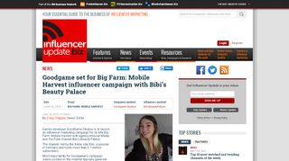 
                            11. Big Farm: Mobile Harvest influencer campaign with Bibi's Beauty ...