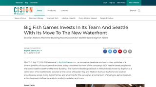 
                            11. Big Fish Games Invests In Its Team And Seattle With Its Move To The ...