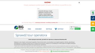 
                            3. BIG InfoMonitor - Sprawdź tour operatora w Rejstrze Dłużników BIG