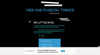 
                            12. Big Little Bang | web and random things - Websites Randomness