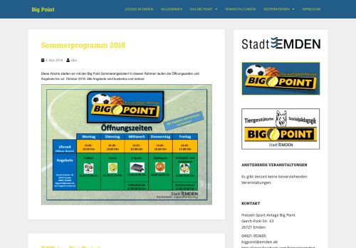 
                            11. Big Point - Seite 2 von 2 - Freizeit-Sport-Anlage