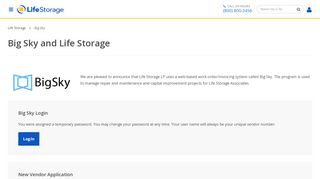 
                            9. Big Sky and Life Storage - asset and work order management
