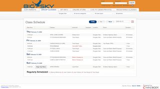 
                            12. Big Sky Fitness Online