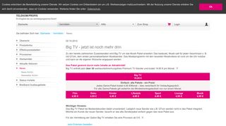 
                            7. Big TV - jetzt ist noch mehr drin - Telekom Profis
