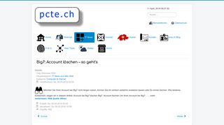 
                            2. Big7: Account löschen – so geht's - pcte.ch