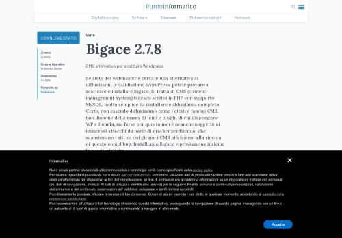 
                            13. Bigace 2.7.8 | Punto Informatico