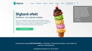 
                            9. Bigbank | Laenudele spetsialiseerunud pank