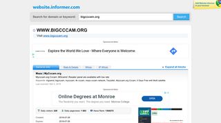 
                            4. bigcccam.org at WI. Maza | MyCccam.org - Website Informer