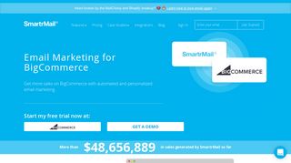 
                            12. BigCommerce Email Marketing - SmartrMail