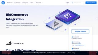 
                            11. BigCommerce Integration | Yotpo