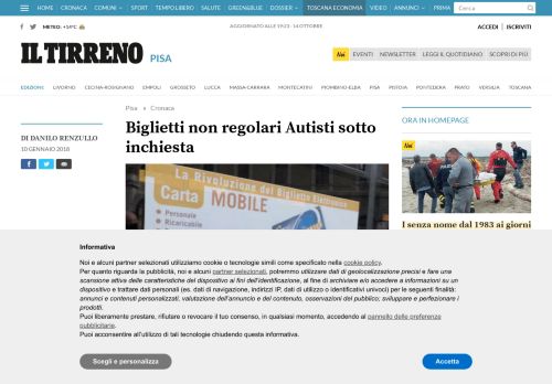 
                            9. Biglietti non regolari Autisti sotto inchiesta - Cronaca - il Tirreno