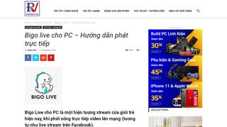 
                            5. Bigo live cho PC - Hướng dẫn phát trực tiếp | Phong Vũ Công nghệ