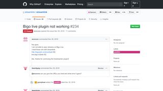 
                            3. Bigo live plugin not working · Issue #234 · streamlink ...