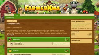 
                            6. Bigpoint Änderung der Portalseite | Farmerama DE