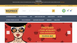 
                            2. Bigprice Home page Vendita elettrodomestici online