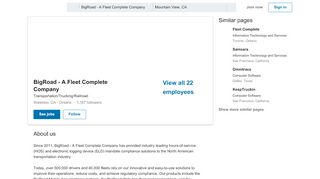 
                            11. BigRoad - A Fleet Complete Company | LinkedIn