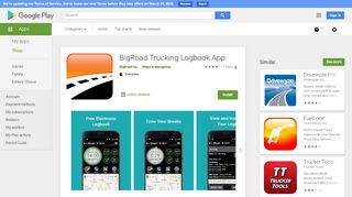 
                            4. BigRoad Trucking Logbook App - Apps on Google Play