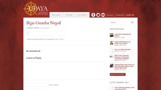 
                            11. Bigu Gumba Nepal - Upaya Zen Center