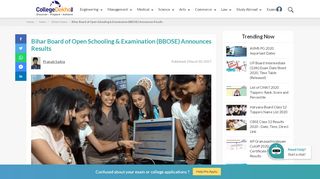 
                            11. Bihar Board of Open Schooling & Examination (BBOSE) Announces ...